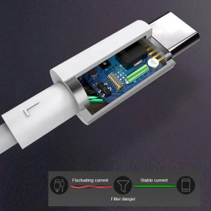 کابل شارژ VOOC ووک شارژ 6آمپر مناسب گوشی های ریلمی و اوپو
