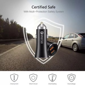 شارژر فندکی Yi Car Quick Charger