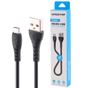 کابل کوتاه میکرو یو اس بی KingStar مدل K520A طول 25 سانت