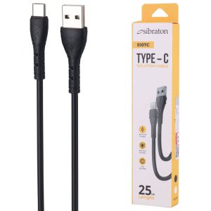 کابل کوتاه تایپ سی Sibraton S107C 25cm
